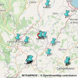 Mappa Via Montebello, 86081 Agnone IS, Italia (22.0095)