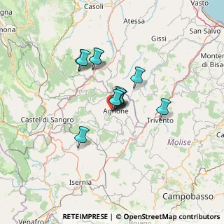 Mappa Via Montebello, 86081 Agnone IS, Italia (9.21167)