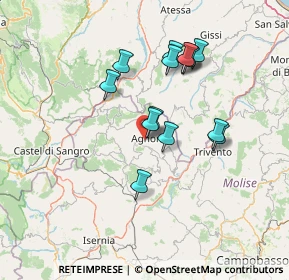 Mappa Via Montebello, 86081 Agnone IS, Italia (12.98071)