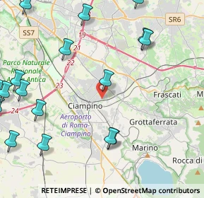 Mappa Via Fratelli Wright, 00100 Roma RM, Italia (6.7385)