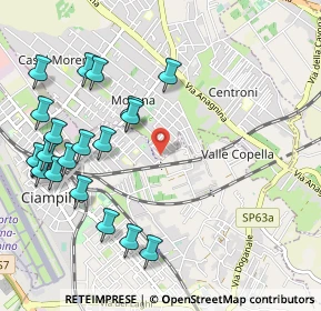 Mappa Via Fratelli Wright, 00100 Roma RM, Italia (1.301)