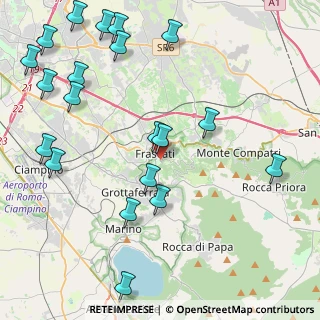 Mappa Via Cardinale Guglielmo Massaia, 00044 Frascati RM, Italia (5.753)