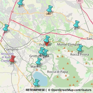 Mappa Via Cardinale Guglielmo Massaia, 00044 Frascati RM, Italia (5.71818)