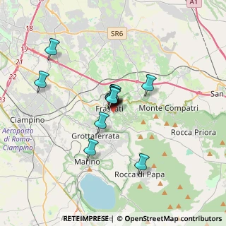 Mappa Via Cardinale Guglielmo Massaia, 00044 Frascati RM, Italia (2.56667)