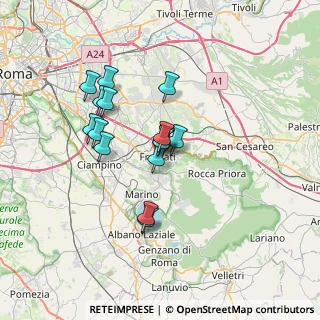 Mappa Via Cardinale Guglielmo Massaia, 00044 Frascati RM, Italia (5.958)
