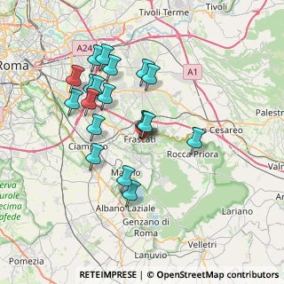Mappa Via Cardinale Guglielmo Massaia, 00044 Frascati RM, Italia (7.03947)