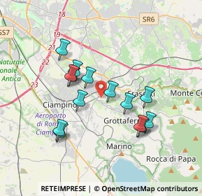 Mappa Via di Villa Senni, 00046 Grottaferrata RM, Italia (3.34929)