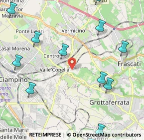Mappa Via di Villa Senni, 00046 Grottaferrata RM, Italia (3.07417)