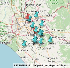 Mappa Via di Villa Senni, 00046 Grottaferrata RM, Italia (9.696)