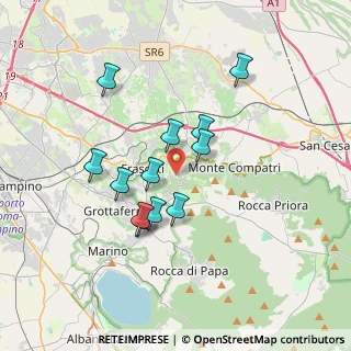 Mappa Via Sesto Quintilio, 00040 Monte Porzio Catone RM, Italia (3.2025)