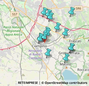 Mappa Via Luigi Bleriot, 00043 Ciampino RM, Italia (3.29667)