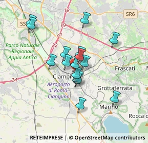 Mappa Via Luigi Bleriot, 00043 Ciampino RM, Italia (2.94313)