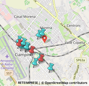 Mappa Via Luigi Bleriot, 00043 Ciampino RM, Italia (0.99154)