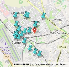 Mappa Via Luigi Bleriot, 00043 Ciampino RM, Italia (1.004)