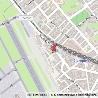 Mappa Via Salvo D'Acquisto, 12, 00043 Ciampino, Roma (Lazio)