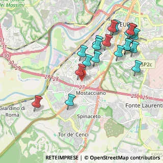 Mappa Via Perego Giuseppe, 00144 Roma RM, Italia (2.3835)
