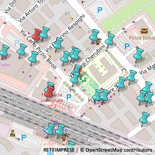 Mappa Piazza J. F. Kennedy, 00043 Ciampino RM, Italia (0.08214)