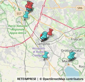 Mappa Piazza J. F. Kennedy, 00043 Ciampino RM, Italia (4.34563)