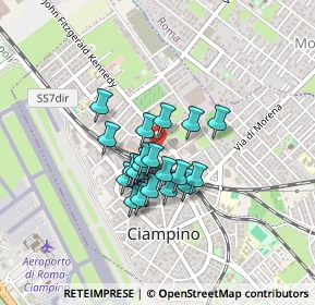 Mappa Piazza J. F. Kennedy, 00043 Ciampino RM, Italia (0.304)