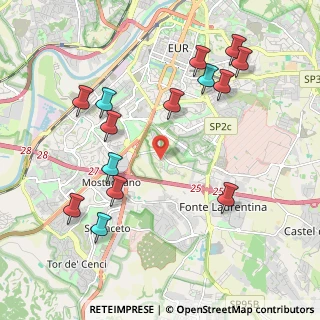 Mappa Via Alberto Moravia, 00143 Roma RM, Italia (2.37786)