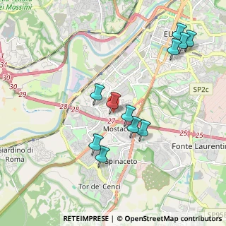 Mappa Via Ildebrando Vivanti, 00144 Roma RM, Italia (2.09182)