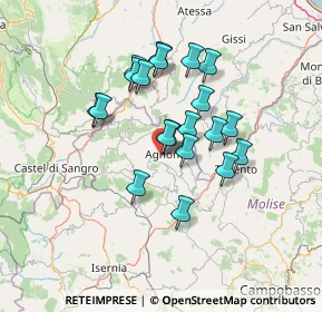 Mappa Corso Garibaldi, 86081 Agnone IS, Italia (11.9475)