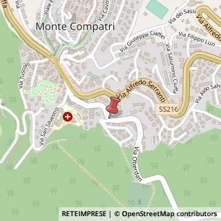 Mappa Via Guglielmo Oberdan, 28, 00040 Monte Compatri, Roma (Lazio)