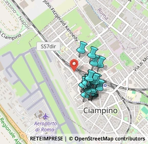 Mappa Via Salvo D'Acquisto, 00043 Ciampino RM, Italia (0.348)