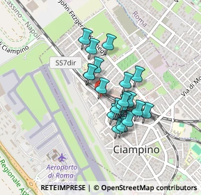 Mappa Via Salvo D'Acquisto, 00043 Ciampino RM, Italia (0.3255)