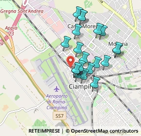 Mappa Via Salvo D'Acquisto, 00043 Ciampino RM, Italia (0.801)