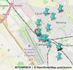 Mappa Via Salvo D'Acquisto, 00043 Ciampino RM, Italia (1.04059)