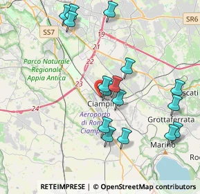 Mappa Via Salvo D'Acquisto, 00043 Ciampino RM, Italia (4.31688)