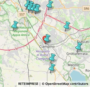 Mappa Via Salvo D'Acquisto, 00043 Ciampino RM, Italia (5.45214)