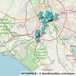 Mappa Via Enrico Giachino, 00144 Roma RM, Italia (7.36059)