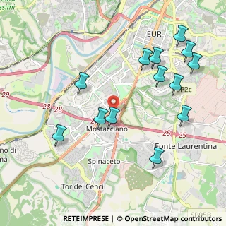 Mappa Via Enrico Giachino, 00144 Roma RM, Italia (2.38923)
