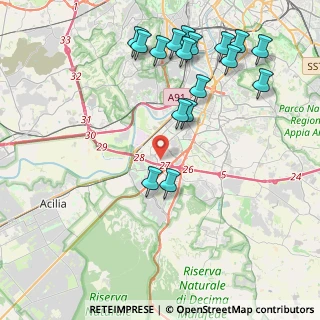 Mappa Via Antonio Schivardi, 00144 Roma RM, Italia (5.03706)