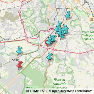 Mappa Via Antonio Schivardi, 00144 Roma RM, Italia (3.42462)