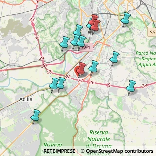 Mappa Via Antonio Schivardi, 00144 Roma RM, Italia (4.38688)