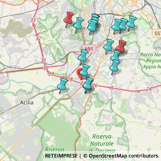 Mappa Via Antonio Schivardi, 00144 Roma RM, Italia (4.44105)
