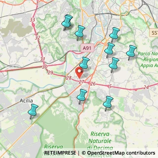 Mappa Via Antonio Schivardi, 00144 Roma RM, Italia (4.66909)
