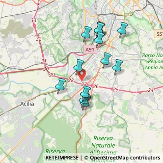 Mappa Via Antonio Schivardi, 00144 Roma RM, Italia (3.685)
