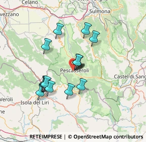 Mappa Via Colli dell'Oro, 67032 Pescasseroli AQ, Italia (12.00063)