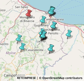 Mappa Via Santissimi Martiri Larinesi, 86035 Larino CB, Italia (12.135)