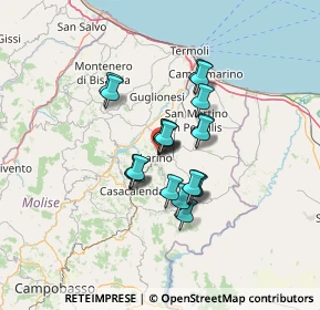 Mappa Via Santissimi Martiri Larinesi, 86035 Larino CB, Italia (9.496)