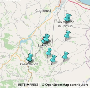 Mappa Via Santissimi Martiri Larinesi, 86035 Larino CB, Italia (6.51909)