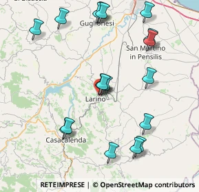 Mappa Via Opplaco, 86035 Larino CB, Italia (9.47667)