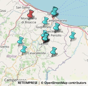 Mappa Via Opplaco, 86035 Larino CB, Italia (12.126)