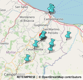 Mappa Via Opplaco, 86035 Larino CB, Italia (12.81909)