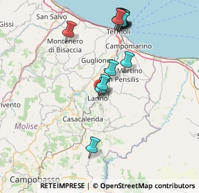 Mappa Via Opplaco, 86035 Larino CB, Italia (17.08643)