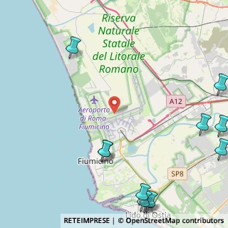 Mappa 00054 Fiumicino RM, Italia (7.22091)